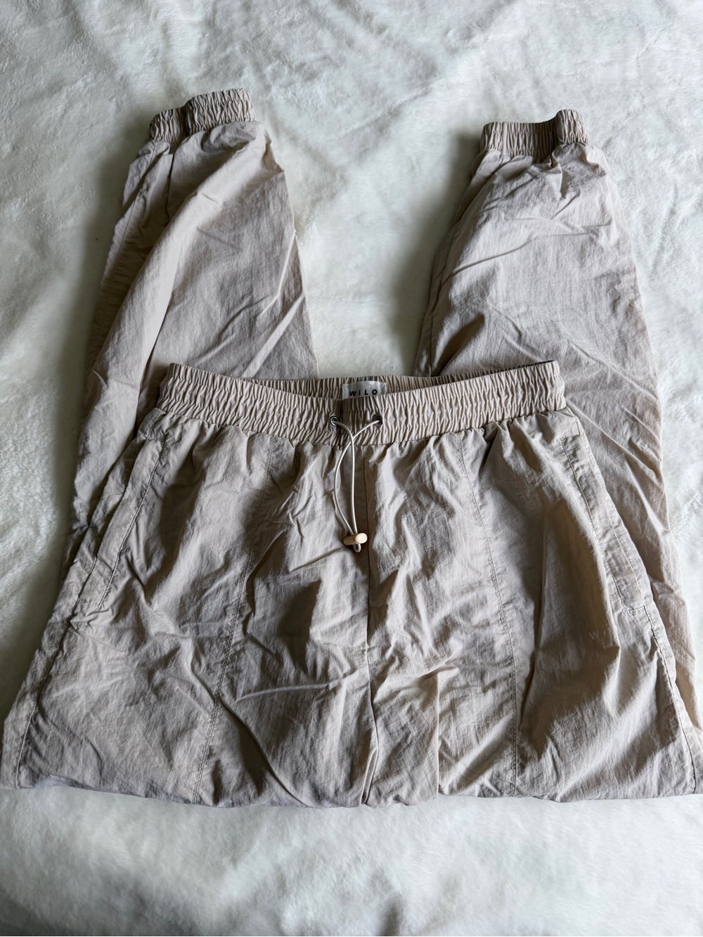 WILO The Label Parachute Joggers Size Medium